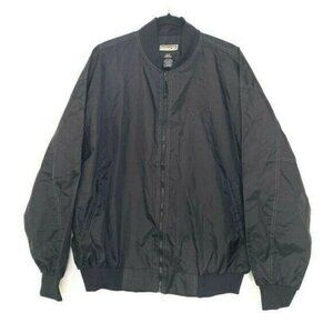 Vintage Bishop Size XL Embroidered Schweppes Branded Bomber Jacket Windbreaker